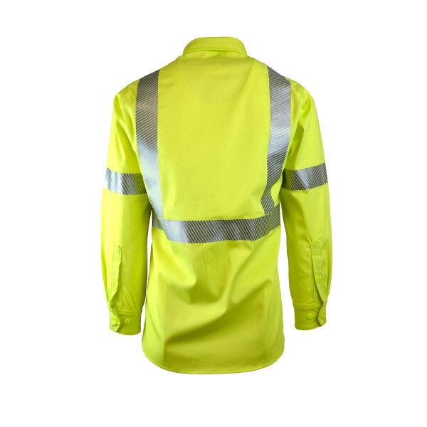 LAPCO FR Hi-Vis Class 2 Uniform Shirt in Hi-Vis Yellow